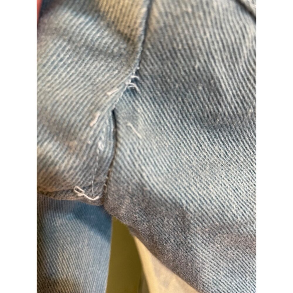 Vintage 1970s Womens Light Blue Denim Blazer Jacket Size S - Picture 5 of 16